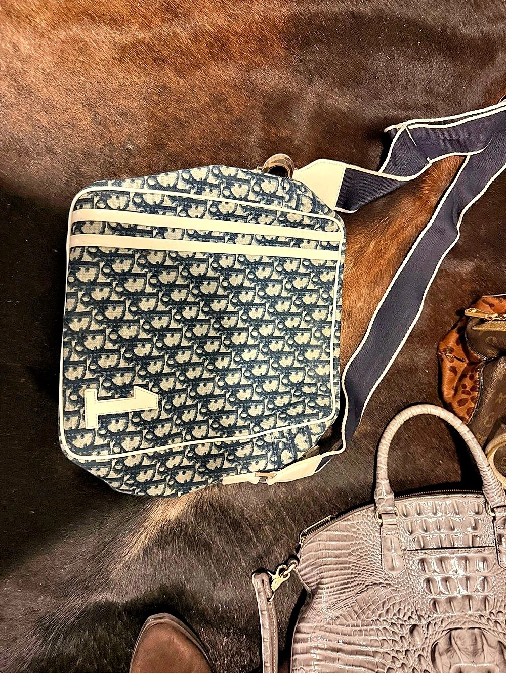 Christian Dior Vintage Christian Dior Trotter Number 1 Messenger Bag Vintage